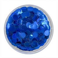 Ballons circulaires en aluminium à paillettes dorées, confettis à sequins - Fournitures en gros pour mariages chinois et Halloween - 1,5 cm