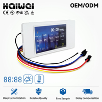 Interrupteur tactile intelligent Tuya avec logo personnalisé, DC12V 60W, LED à intensité variable pour miroir de salle de bain
