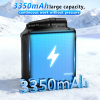 Batería Recargable de 7.4V 3350mAh para Guantes Calefactables, Batería de Repuesto de Iones de Litio para Guantes, Calcetines y Ropa con Calefacción Eléctrica, OEM