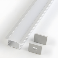 Profil mené par silicium La conception simplifiée a anodisé le fer en aluminium gris/noir