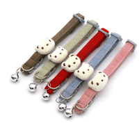 Collier de panda rouge de luxe pour animaux de compagnie collier de chien de chat mignon Occasions de Thanksgiving accessoires pour animaux de compagnie