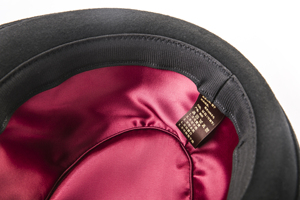 Linglong personnalisé Manhattan structuré Gangster <span class=keywords><strong>Chapeau</strong></span> Homme. 100% laine australienne à bord court feutre Fedora <span class=keywords><strong>Trilby</strong></span> chapeaux pour hommes - Product Image 2