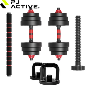 Pinjian 20Kg Xi Măng Trọng Lượng Nâng Quả Tạ Có Thể Tháo Rời Có Thể Thay Đổi Quả Tạ 40 Kg Có Thể Điều Chỉnh Cặp Vàng Barbell Quả Tạ Đặt - Product Image 2