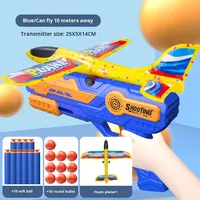 Lanceur d'avion électronique 3-en-1 BJQ OEM en plastique ABS, jouet pour enfants unisexes de 4 à 6 ans, pour jeux en extérieur et fêtes