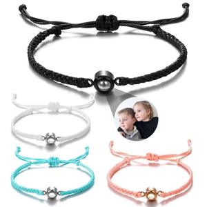 สร้อยข้อมือคู่รักแบบปรับแต่งได้ ฉายภาพ 100 <span class=keywords><strong>ภาษา</strong></span> ฉันรักคุณ ด้วยหินธรรมชาติ สินค้าขายดีข้ามพรมแดนยุโรป-อเมริกา - Product Image 1