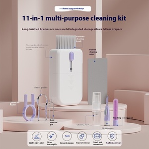 11 en 1 <span class=keywords><strong>Kit</strong></span> d'outils multifonctionnels caméra tablette écran nettoyant outils écouteur <span class=keywords><strong>kit</strong></span> de brosse de nettoyage pour airpods clavier téléphones - Product Image 4