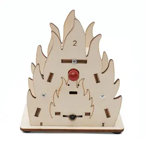 New Launched Science Discovery Stem Kit Flame Inductor Wooden Toy For Student Educational Gift