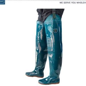 Wader de pêche en PVC à <span class=keywords><strong>5</strong></span> <span class=keywords><strong>couches</strong></span> avec bas de corps <span class=keywords><strong>respirant</strong></span> et imperméable - Product Image 3