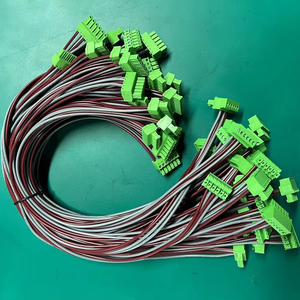 Assemblaggio di cablaggio elettronico personalizzato 3.5/3.81 morsettiera in PVC Ferrule terminale cablaggio Plug-in morsettiera - Product Image 1