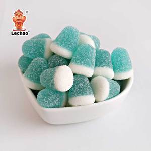 Atacado <span class=keywords><strong>Bulk</strong></span> Bonbons Halal Sweets Geléia Doces Suculentos Gotas Hortelã Doce Sabor Suave Gummy Candy