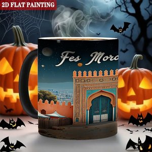 Art Craft DIY Blank Mug 11oz Frosted Black Ceramic Heat Sensitive Color Changing <b>Magic</b> <b>Cup</b> - Product Image 6