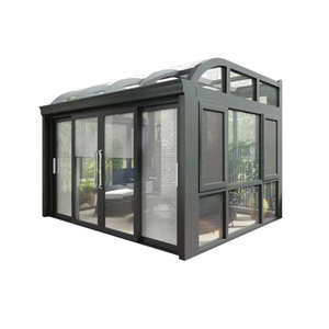 Nhôm miễn phí đứng prefab nhà kính nhà kính mùa đông vườn <span class=keywords><strong>4</strong></span> mùa sunroom - Product Image 2
