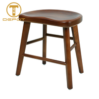 Meubles de bar en gros, tabourets en bois sans accoudoirs, chaises hautes de bar, chaises en bois pour restaurant