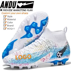 Size 33-46 Professional Turf Athletic Shoes Custom Football Shoes For Men Soccer Shoes Football Boots Wholesale Soccer Cleats