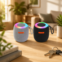 Haut-parleur sans fil 5.0 à prix abordable, vente chaude, directement de l'usine, avec lumière nocturne RVB colorée, subwoofer compact pour l'extérieur