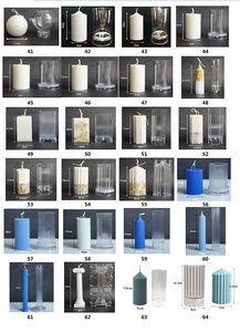 แม่พิมพ์ซิลิโคนใส่เทียนแบบทันสมัยสำหรับทำเทียน - Product Image 4