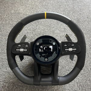 Volant de voiture en fibre de carbone personnalisé pour <span class=keywords><strong>Mercedes</strong></span> benz W205 W206 <span class=keywords><strong>G53</strong></span> G500 G550 W167 W177 W190 W213 W217 W222 W212 W223 W211Amg - Product Image 1