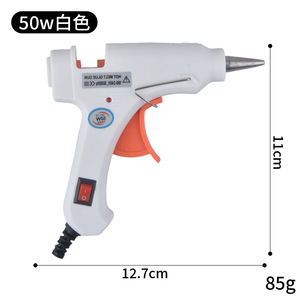 Pistola de pegamento termofusible de 40W con boquilla de cerámica eléctrica para manualidades y uso doméstico. - Product Image 4
