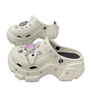 Zapatos de Jardín Ligeros de EVA con Estrellas Brillantes para Primavera, Verano y Otoño - Product Image 3