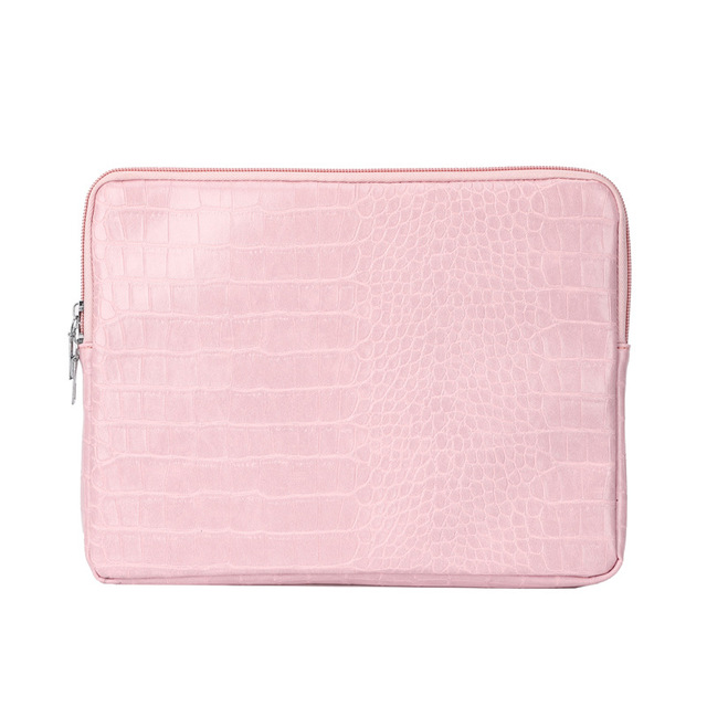 In Stock Slim PU Waterproof Business Casual Large Capacity Laptop Sleeve for Macbook & ThinkPad-Work Office Use