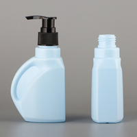 Bouteille pompe à lotion en plastique HDPE personnalisée de 150 ml, vide, format voyage, avec poignée, pour lessive liquide et savon liquide