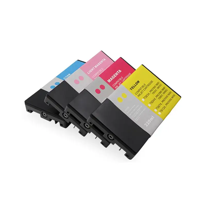 Compatibe 220 ML/PC 9 Cores T5631 - T5639 Epson plotter Tinta Para Epson Pro 7800 9800 Cartucho De Tinta Jato De Tinta