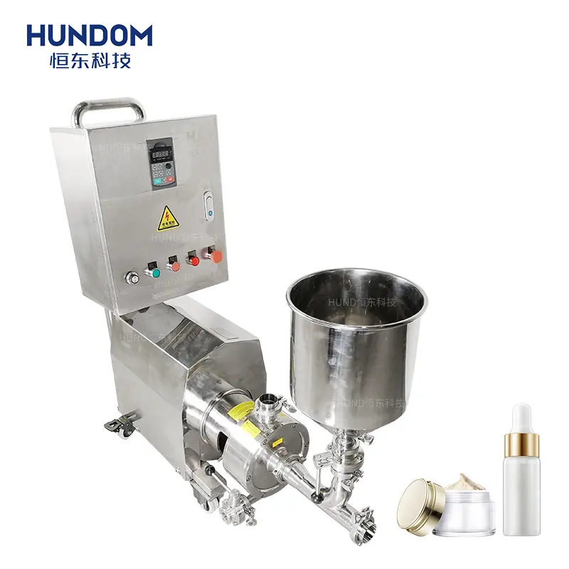 Sanitary Stainless Steel Inline Homogenizer Emulsifier Pump High Shear Mixer For Oil Liquid Powder