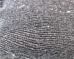 Guantes de punto de algodón para construcción, guantes de trabajo de algodón, color negro puro - Product Image 6