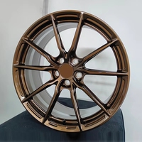 Nouvelles jantes monobloc concaves en bronze sur mesure, 26 pouces, 5x120, en alliage d'aluminium 6061-T6
