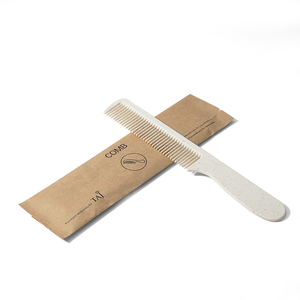 Kit di Cortesia per Hotel <span class=keywords><strong>Eco</strong></span>-Friendly con Borsa in Carta Kraft FSC, Ciabatte Naturali da Spa, Spazzolino in Fibra di Grano - Product Image 4