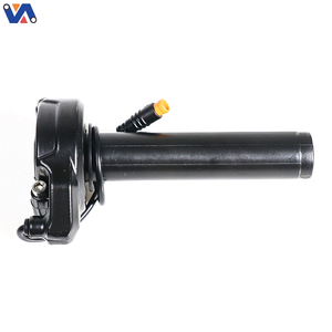 NOUVEAU IMAGE Poignée d'accélérateur torsadée modifiée de 20 pouces avec poignée pour V8 et V20 <span class=keywords><strong>Fat</strong></span> <span class=keywords><strong>Bike</strong></span>, accélérateur facile à installer pour pièces de rechange Ouxi V8 - Product Image 4