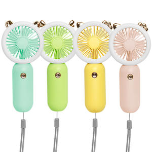 Mini ventilateur portable NEWYUES Daisy, rechargeable par USB, avec lumière nocturne, ventilateur de poche à trois vitesses réglables - Product Image 5