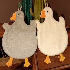 Lingettes absorbantes super absorbantes en forme d'oie mignonne à suspendre, lingettes de cuisine, lingettes pour enfants, usage domestique - Product Image 6