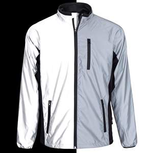 Custom Men's Reflective Rain Jacket Custom Embroidered <strong>Nylon</strong> Plus Streetwear Casual Vintage Plus XL Zipper Spring Summer Sports - Product Image 2