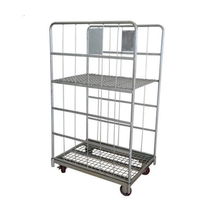 Stapelwagen Logistiek 4-zijdige Roll Container Gaas Kooi Met Wielen Logistieke Kar <span class=keywords><strong>Pallet</strong></span> Kooien Te Koop - Product Image 1