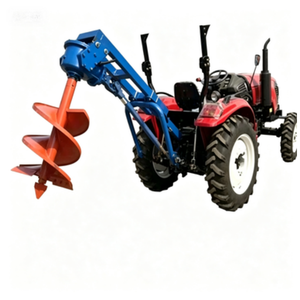 Tarière de sol 1HW50 montée sur <span class=keywords><strong>tracteur</strong></span>, tarière de 500 mm, PTO, attelage 3 points, profondeur de forage de 80 à 100 cm, 240 kg, pour tracteurs de 30 à 45 CV - Product Image 1