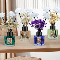 Offre spéciale Diffuseur de roseaux personnalisé 2024 Parfum d'intérieur Parfumé Aromathérapie Aroma Diffuseur de roseaux avec bâton de fleur