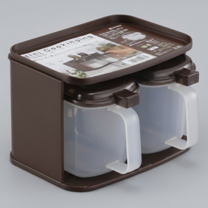 Inomata Mini bottiglia marrone per cucinare il condimento - Product Image 1