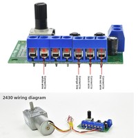 Contrôleur de moteur sans balais PWM 5-28V, Module de contrôle de vitesse avant et arrière pour moteurs 3650 3525 2430 2418