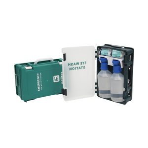 ชุดปฐมพยาบาลติดผนังแบบใหม่พร้อมสถานีล้างตาฉุกเฉินและชุดล้างตา 2 ขวดสำหรับคลินิก - Product Image 5