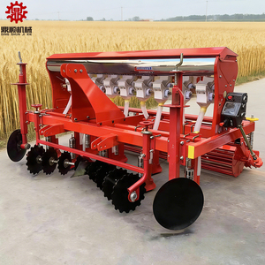Sembradora agrícola de 12 filas sin disco de labranza, sembradora de trigo, máquina sembradora directa de arroz, tractor de cuatro ruedas, taladro de grano de remolque - Product Image 2