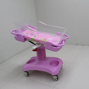 ABS Säuglings- und Neugeborenen-Babywagen Kinder-Mobilwagen Kinderwagen PRAM Transferwagen mit Rädern für Krankenhäuser - Product Image 1