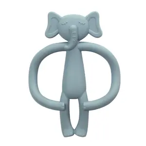 Massaggiagengive bastoncino per cuccioli di elefante in Silicone massaggiagengive giocattolo