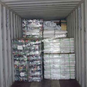 Trapos de limpieza industriales recuperados, económicos, 100% algodón, de colores variados, tipo camiseta, para limpieza. - Product Image 1