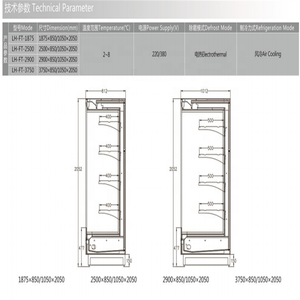 Multi-deck Cooler Type <strong>Cheese</strong> Display Cabinets <strong>Cold</strong> Drink Refrigerator - Product Image 6