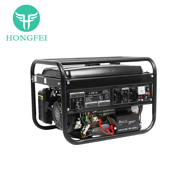 2.8KW Open Frame AC Three Phase Electric Power Gasoline Generator Set Power Generator for Home Use With Electric Starter