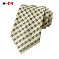 Business Formelle Herren Gewebte Krawatte mit Karomuster Klassische Gitter-Jacquard-Krawatte für Anzug und Hemd