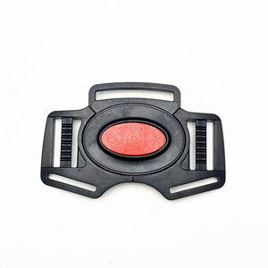 Boucle de sécurité en plastique pour siège auto bébé, réglable en 5 directions avec bouton rouge pour les sangles de siège bébé - Product Image 5
