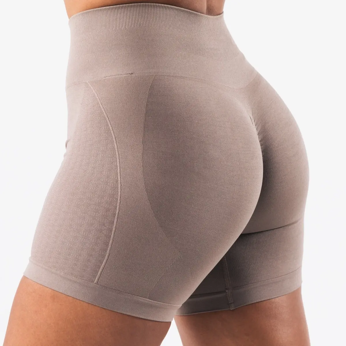 2024 NEW Alphalete Supplier Seamless Solid color Fitness Yoga Amplify Contour Shorts