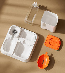 पालतू ऑटो फीडर और वाटर डिस्पेंसर बिल्ली बिल्ली के कटोरे पानी की बोतल कुत्ते का भोजन स्वचालित बिल्ली भोजन पानी डिस्पेंसर - Product Image 5